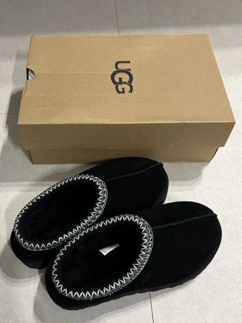 Tasman UGG Women's Black Slippers